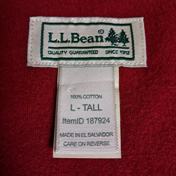 LL Bean Chamois Cloth Flannel Shirt LT - Picture 6 of 6